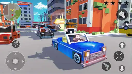 Play Gangster Crime 3D - Pixel Edition as an online game Gangster Crime 3D - Pixel Edition with UptoPlay