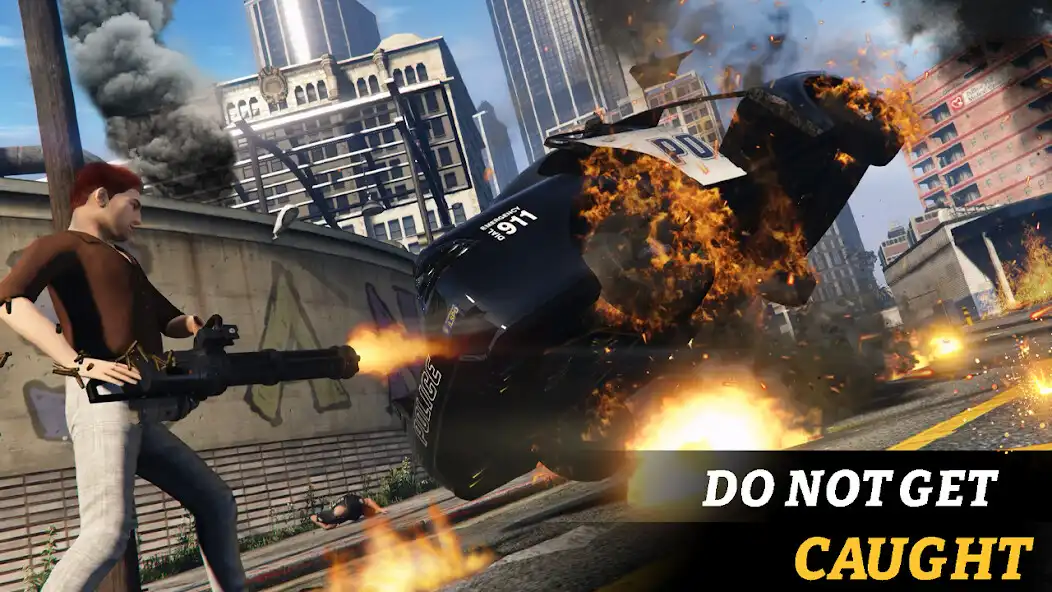 Play Gangster Crime: Theft City as an online game Gangster Crime: Theft City with UptoPlay