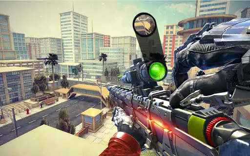 Play Gangster Sniper Shooting Games as an online game Gangster Sniper Shooting Games with UptoPlay