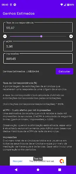 Play Ganhos Estimados as an online game Ganhos Estimados with UptoPlay