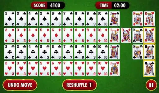 Play Gaps Solitaire Challenge as an online game Gaps Solitaire Challenge with UptoPlay