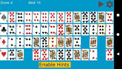 Play Gaps Solitaire as an online game Gaps Solitaire with UptoPlay