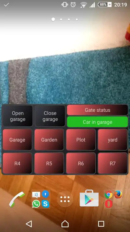 Play Garage Control Widget