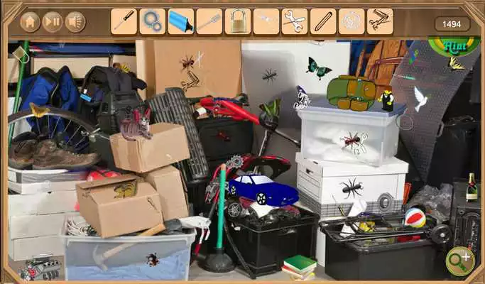 Play Garage Hidden Objects