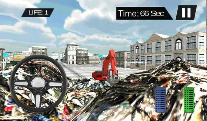 Play Garbage Excavator Cleaner 3D 2