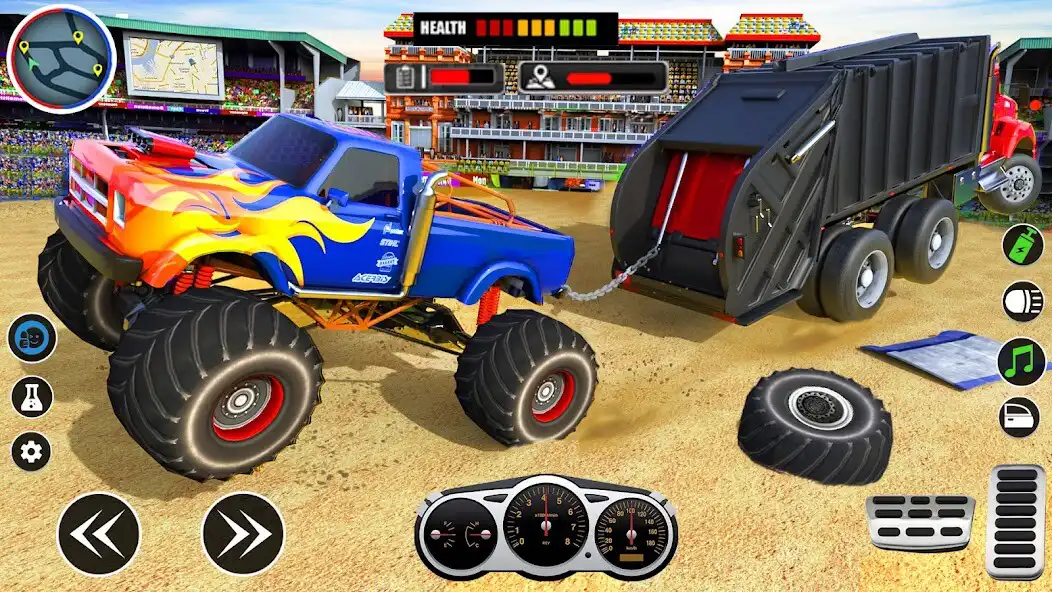 Play Garbage Truck Derby Crash Game as an online game Garbage Truck Derby Crash Game with UptoPlay