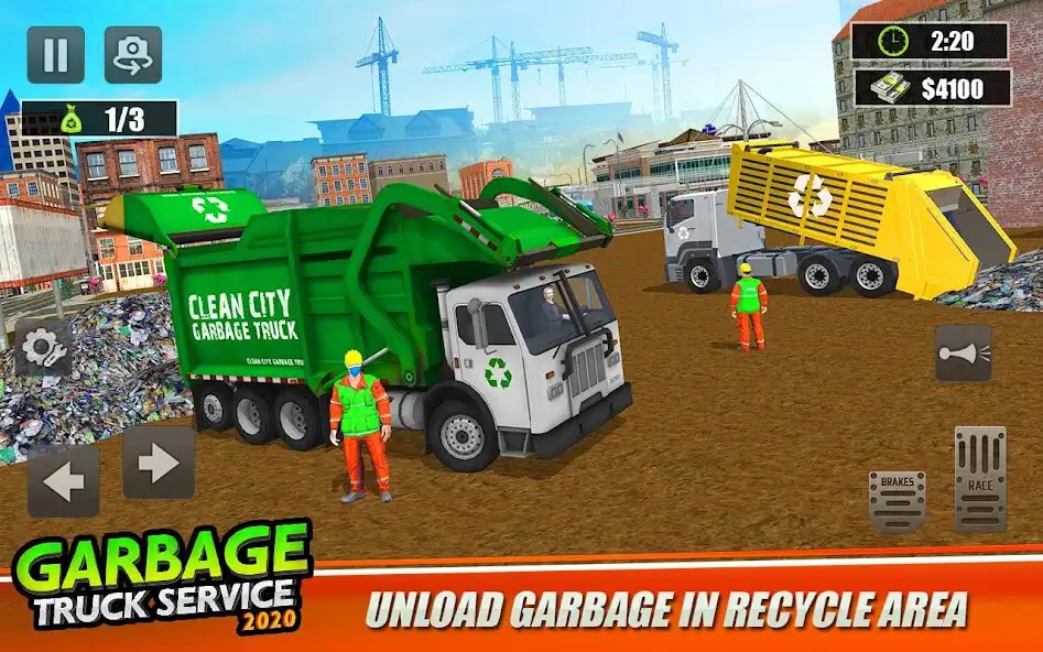 Play Garbage Truck Driver Simulator as an online game Garbage Truck Driver Simulator with UptoPlay