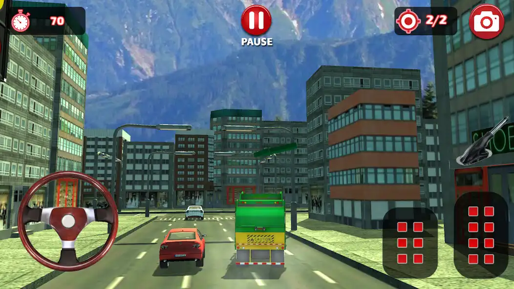 Play Garbage Truck Simulator Game: Trash Cleaner Games as an online game Garbage Truck Simulator Game: Trash Cleaner Games with UptoPlay