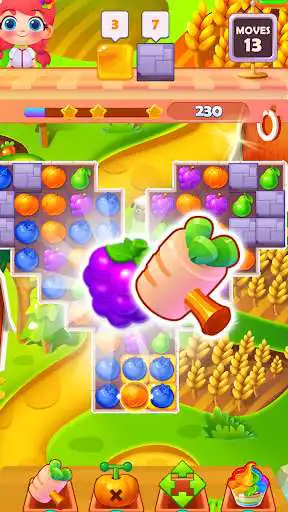 Play Garden Bounty: Fruit Link Game as an online game Garden Bounty: Fruit Link Game with UptoPlay