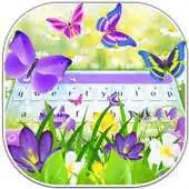 Free play online Garden Flower Butterfly Keyboard APK