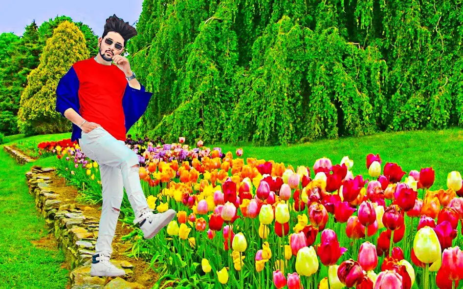 Play Garden flower editor frames  and enjoy Garden flower editor frames with UptoPlay