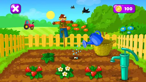 Play Garden Game for Kids as an online game Garden Game for Kids with UptoPlay
