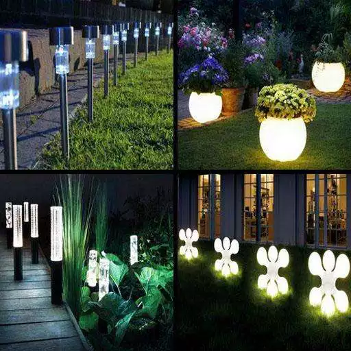 Run free android online Garden Lights Design APK