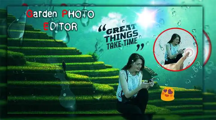 Play Garden photo editor- garden frame