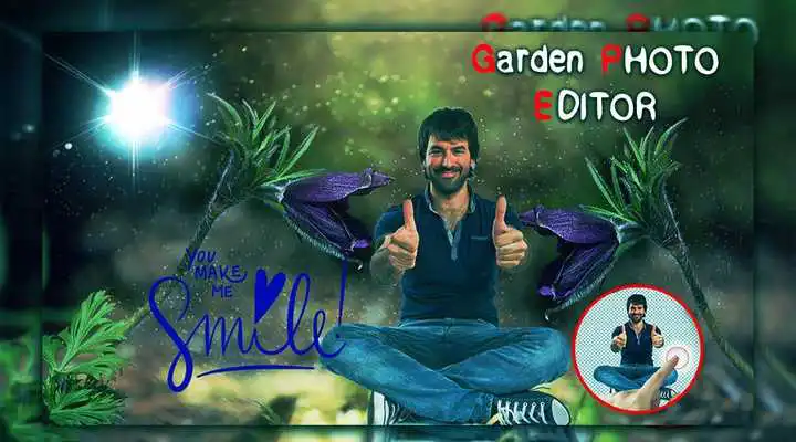 Play Garden photo editor- garden frame