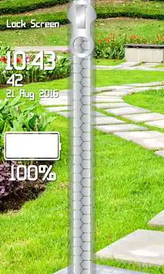 Play Garden Zipper Lock Screen
