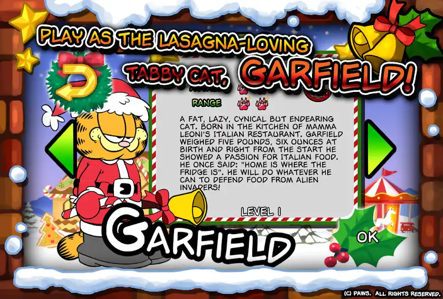 Play Garfield Saves The Holidays  and enjoy Garfield Saves The Holidays with UptoPlay