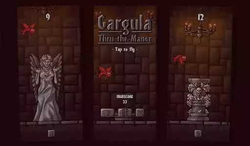 Play Gargula: Thru the Manor (Flappy Game) as an online game Gargula: Thru the Manor (Flappy Game) with UptoPlay