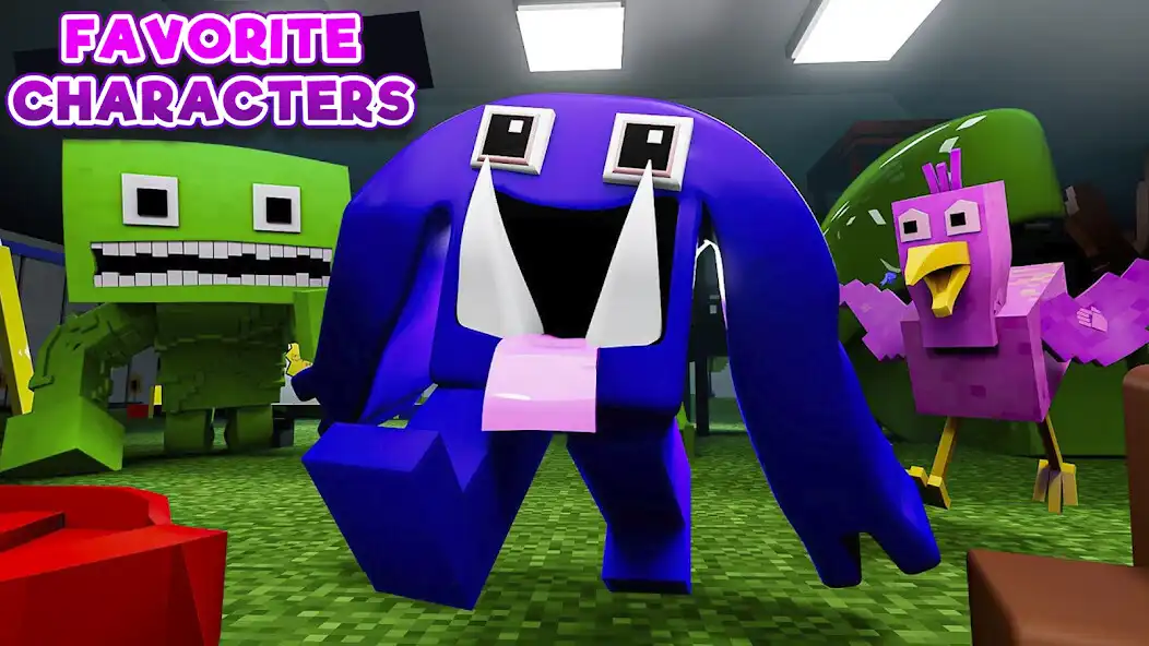 Play Garten of Banban 5 Minecraft as an online game Garten of Banban 5 Minecraft with UptoPlay