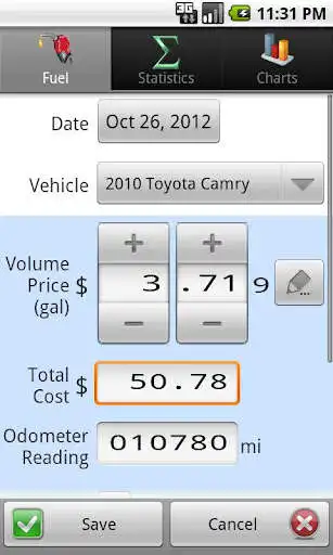 Play GasLog - Gas Mileage Tracker as an online game GasLog - Gas Mileage Tracker with UptoPlay