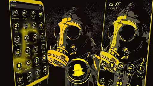 Play Gas Mask Boy Launcher Theme  and enjoy Gas Mask Boy Launcher Theme with UptoPlay