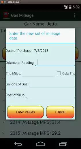 Play Gas Mileage