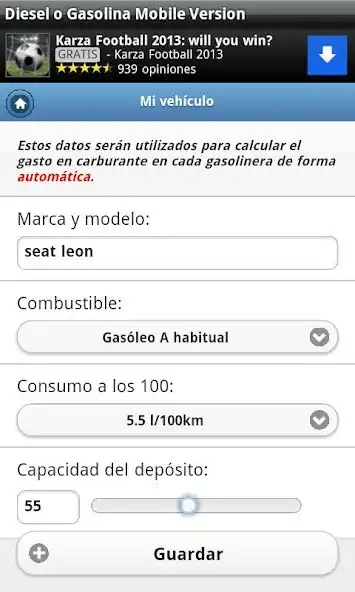 Play Gasolineras Baratas en España as an online game Gasolineras Baratas en España with UptoPlay