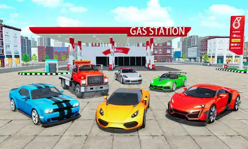Play Gas Station City Car parking  and enjoy Gas Station City Car parking with UptoPlay