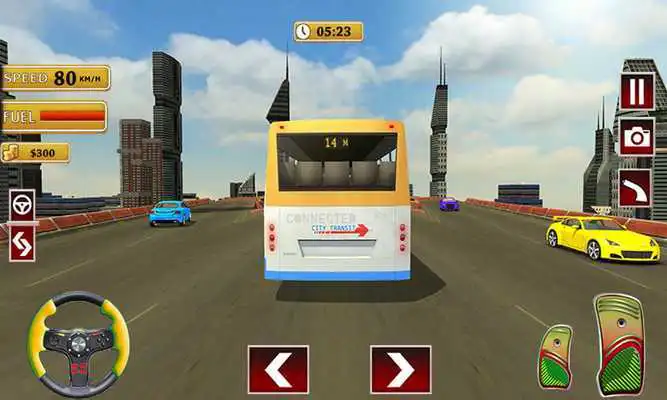 Play Gas Station Services: Highway Bus Driving