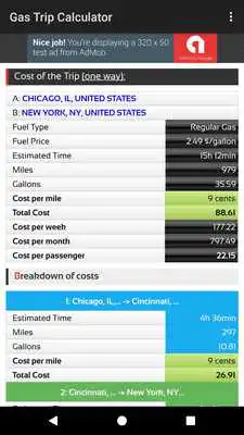 Play Gas Trip Calculator Play Gas Trip Calculator