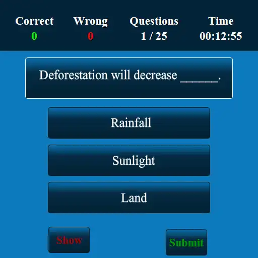 Play GATE Ecology MCQ as an online game GATE Ecology MCQ with UptoPlay