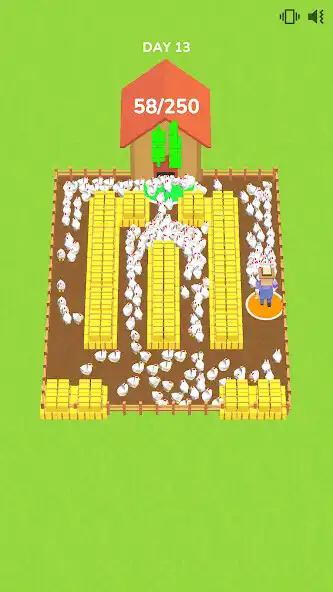 Play Gather Chickens as an online game Gather Chickens with UptoPlay