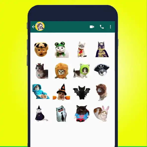Play GatStick Stickers de Gatos WAStickerApps as an online game GatStick Stickers de Gatos WAStickerApps with UptoPlay