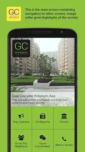 Play APK Gaur Cascades Society App  and enjoy Gaur Cascades Society App with UptoPlay bluelupin.com.gcrwa