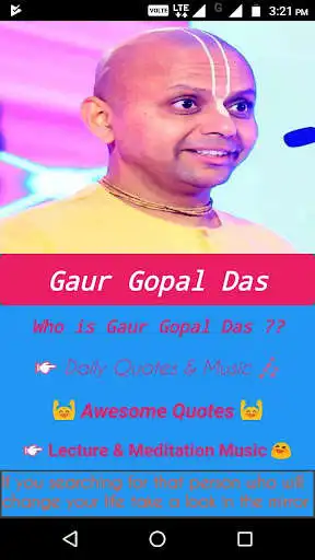 Play Gaur Gopal Das Quotes as an online game Gaur Gopal Das Quotes with UptoPlay