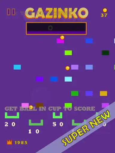 Play Gazinko - Drop Pinball as an online game Gazinko - Drop Pinball with UptoPlay