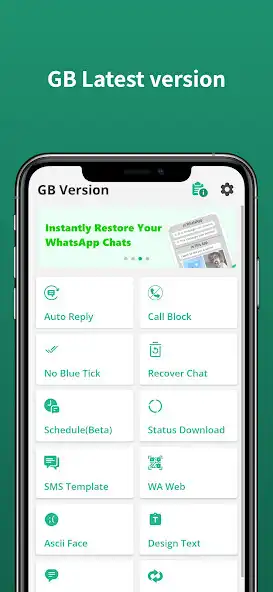Play GB Washatsapp 2023 version apk as an online game GB Washatsapp 2023 version apk with UptoPlay