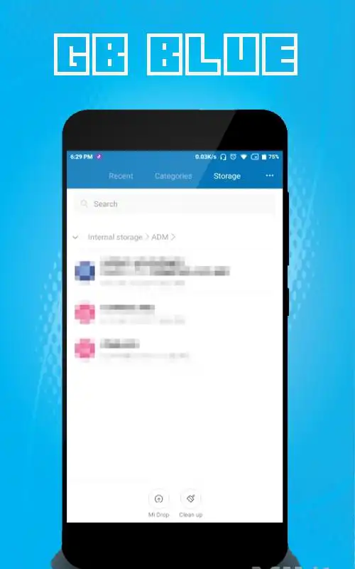 Play GB WhatsAap Blue Latest Version MOD