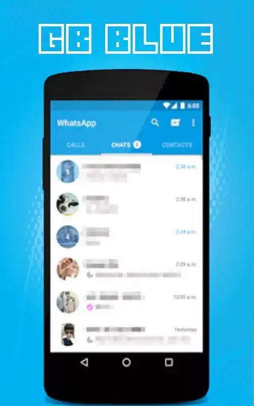 Play GB WhatsAap Blue Latest Version MOD