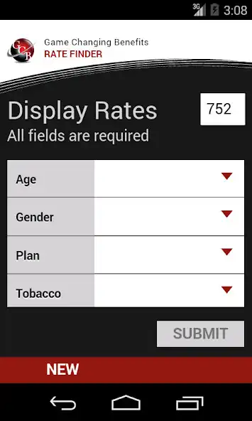 Play GCB MS Rate Finder as an online game GCB MS Rate Finder with UptoPlay