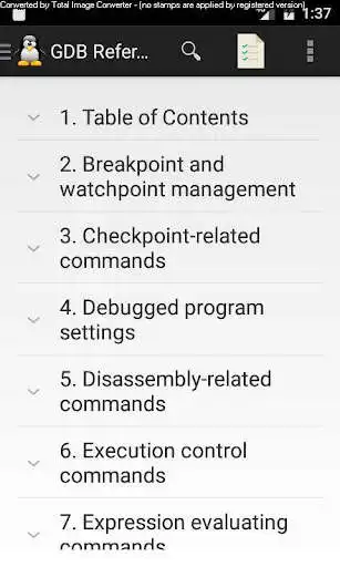 Play GDB Quick Reference Guide  and enjoy GDB Quick Reference Guide with UptoPlay