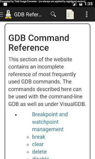 Play GDB Quick Reference Guide as an online game GDB Quick Reference Guide with UptoPlay