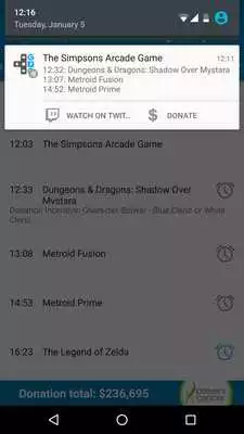 Play GDQ Schedule as an online game GDQ Schedule with UptoPlay