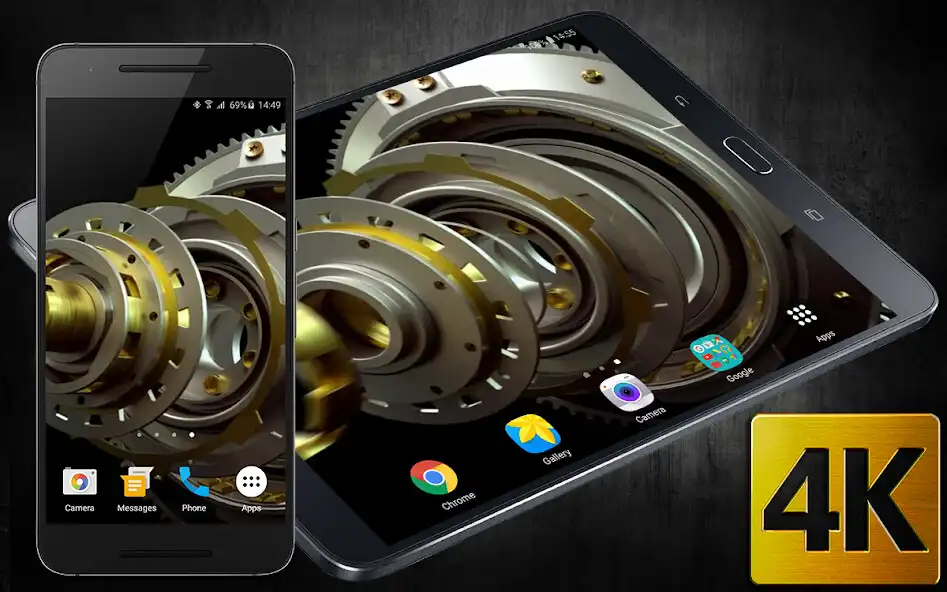 Play Gear 4K Live Wallpaper  and enjoy Gear 4K Live Wallpaper with UptoPlay