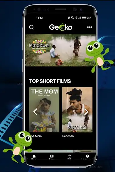 Play Gecko : Short Film App as an online game Gecko : Short Film App with UptoPlay