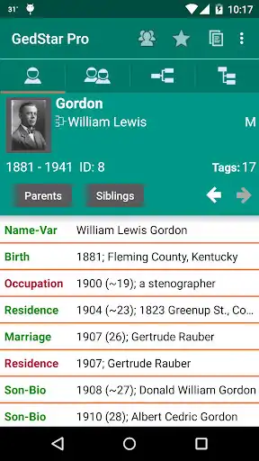 Play GedStar Pro Genealogy Viewer  and enjoy GedStar Pro Genealogy Viewer with UptoPlay