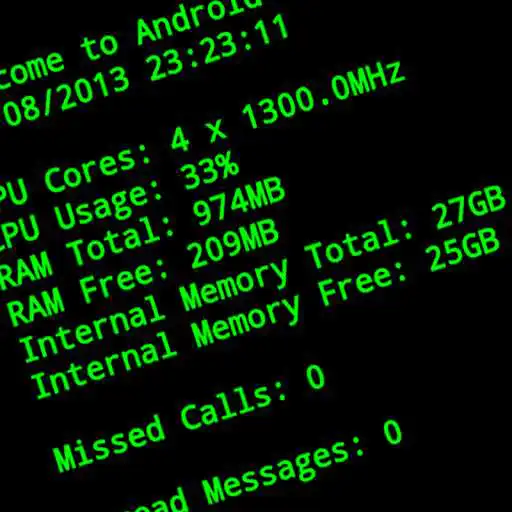 Free play online Geek Wallpaper - CPU+RAM INFO  APK