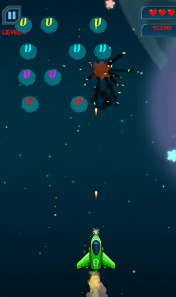 Play Geez Galaxy - Alphabet Game as an online game Geez Galaxy - Alphabet Game with UptoPlay