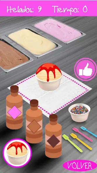 Play Gelato Madness as an online game Gelato Madness with UptoPlay