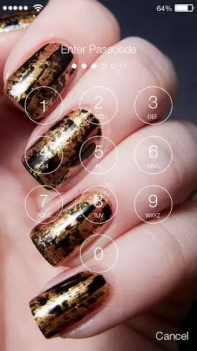 Play Gel Nails PIN Lock Screen as an online game Gel Nails PIN Lock Screen with UptoPlay